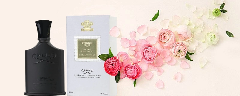 تصویر بک گراند عطر کرید گرین آریش ماندگاری بالا و خط بوی خوب